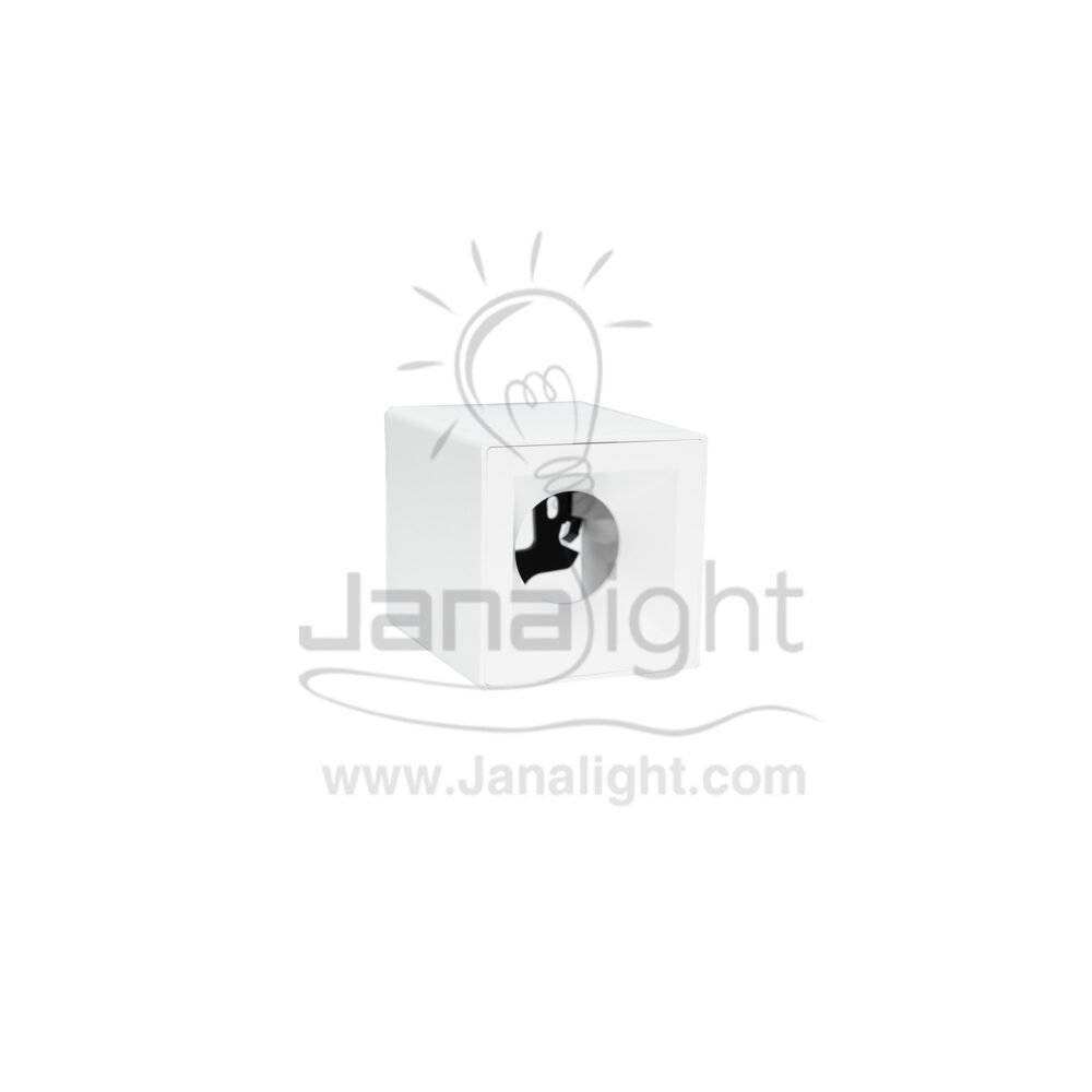 فريم سبوت سلندر فارغ مربع ابيض بلاستك بريق BQ 02 21 cylinder downlight frame Square plastic white